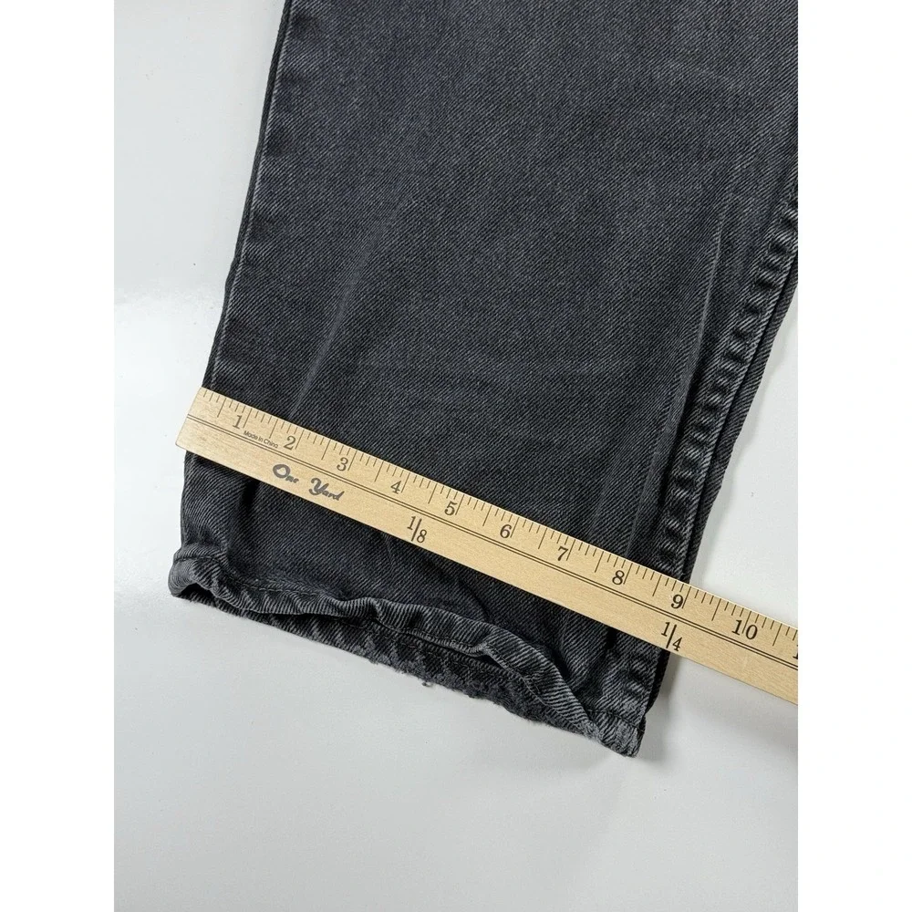 Vintage Levis 505 Jeans‎ Black Denim Mens 40x32 Pants Relaxed Fit Faded Casual